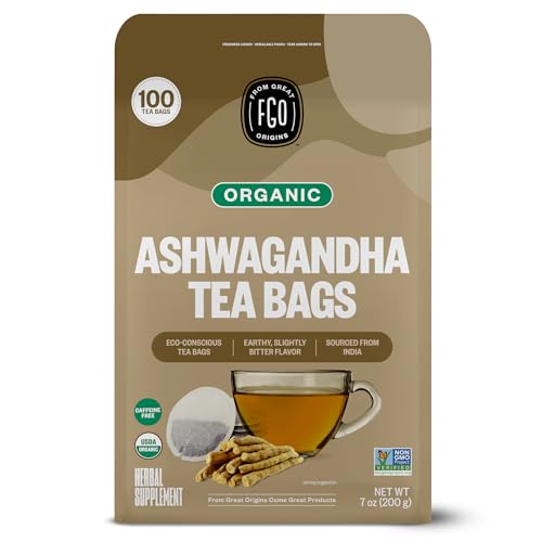 FGO Organic Jasmine Pearl Green Tea, Four Ounce, Loose Leaf, Resealable Bag, Packaging May Vary (Pack of 1)