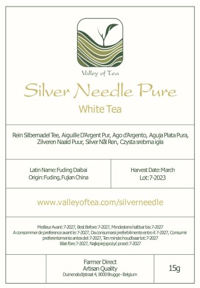 Silver Needle White Tea - 100 Procent Buds - Baihao Yinzhen Chinese Silver Tip Bai Hao Yin Zhen - White Tea Silver Bai Hao Yin Zhen Tea White Needle Tea Silver Needle Tea Bai Tea White Tip