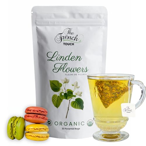 The French Touch Jasmine Green Tea ORGANIC | 2.5g x 30 Pyramid Bags | 100% Certified USDA Organic | Plant based tea bags | Select Premium Tea (Jasmine Green)