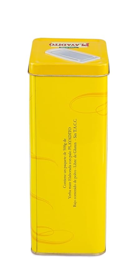 Playadito Yerba Mate - 500 Gr - with a Dispensing Tin