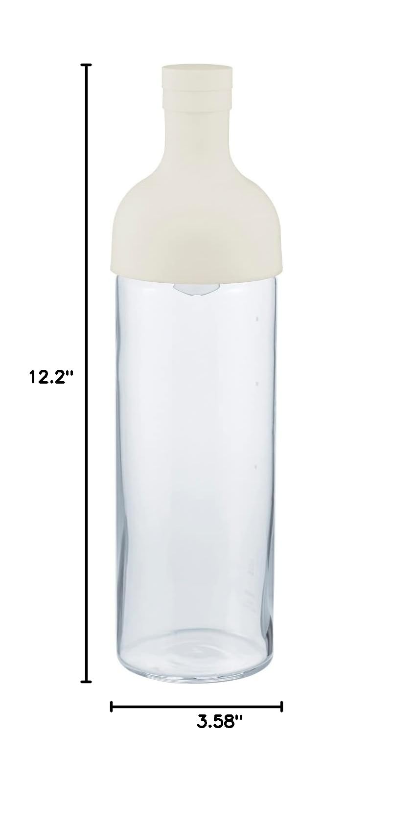 Hario Cold Brew Tea Wine Bottle, 750ml, White