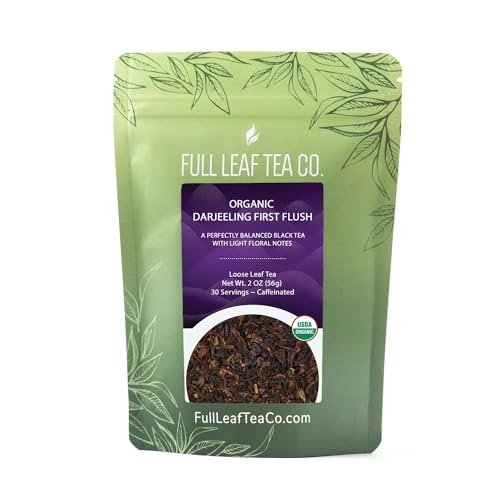 Organic Darjeeling First Flush - 2 oz Bag (approx. 30 servings) | Full Leaf Tea Company