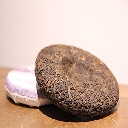 LWXLJMJZC-2020yr Aged Ripe Puerh Tea Cake 3.53oz-Dark Tea Pu erh - Shu (cook) Pu-erh Puer