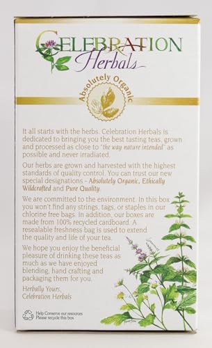 CELEBRATION HERBALS Lemongrass Tea Organic 24 Bag, 32Gm