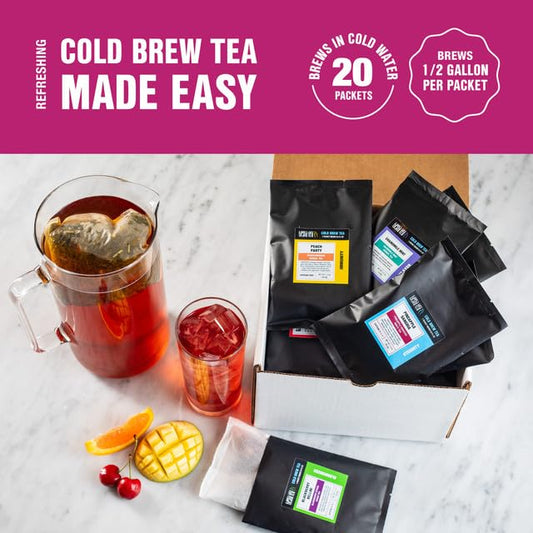 Tiesta Tea - 20 Pack Cold Brew Variety, Loose Leaf, Premium Blend