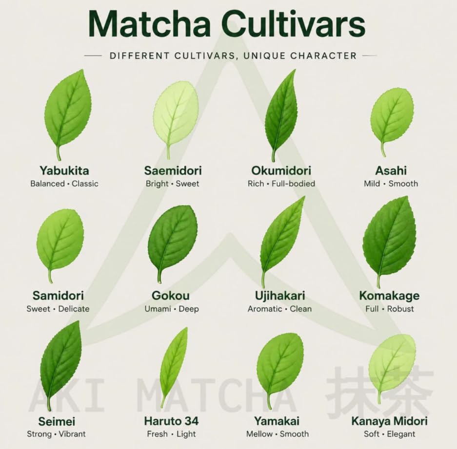 AKI MATCHA AKI02 - Saemidori Matcha First Harvest 2026 Ceremonial Grade Matcha | Origin Shizuoka Japan | Hand picked | Stone milled - Size 50g - 25serv