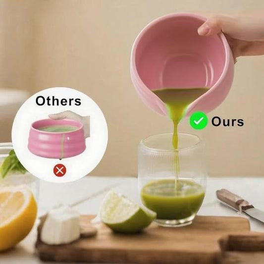 Cute Pink Matcha Bowl with Spout - Ceramic Matcha Mixing Bowl - Matcha Whisk Bowl - Matcha Tea Bowl Only