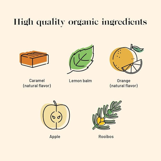 Kusmi Tea - Feel Zen - Organic Herbal Tea Blend of Rooibos with Notes of Apple, Lemon, Orange & Caramel - Caffeine Free Tea - Loose Leaf Tea
