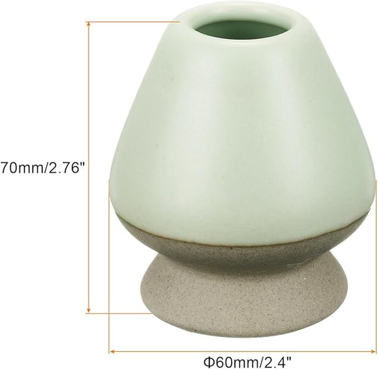 Harfington Ceramic Chasen Stand 70mm Matcha Whisk Holder Teas Set Whisks Stand Traditional Matcha Tea Chasen Holder Tea Set Accessories for Tea