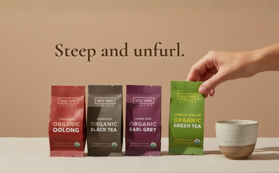 Organic Loose Leaf Tea Collection (32-Pack, 32, Count)