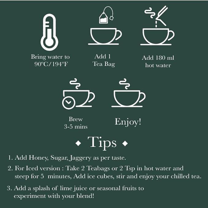 Luxmi Estates Midnight Bloom Organic Jasmine Tea (90 Tea Bags) Mildly Caffeinated Tea Bags For Relaxing, Calming, and Stress Relief, With Certified Organic Darjeeling Makaibari Green Tea