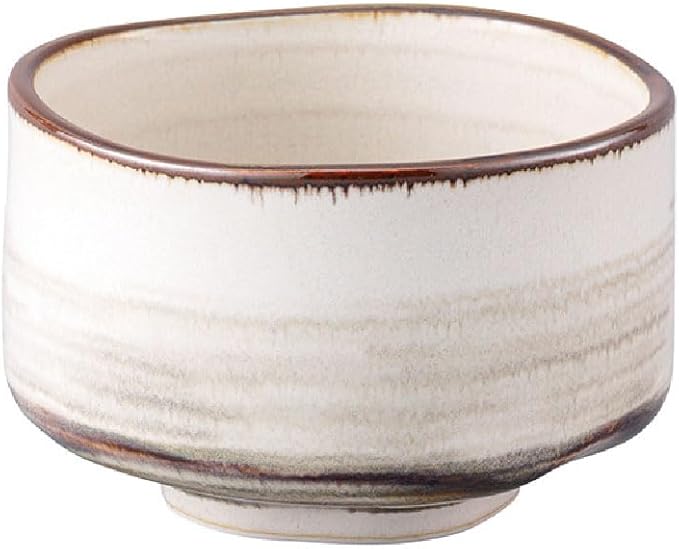 Japanese Traditional Handcrafted Mino Matcha Chawan Tea Bowl Cup Ceremony Tableware Pottery (Unka)