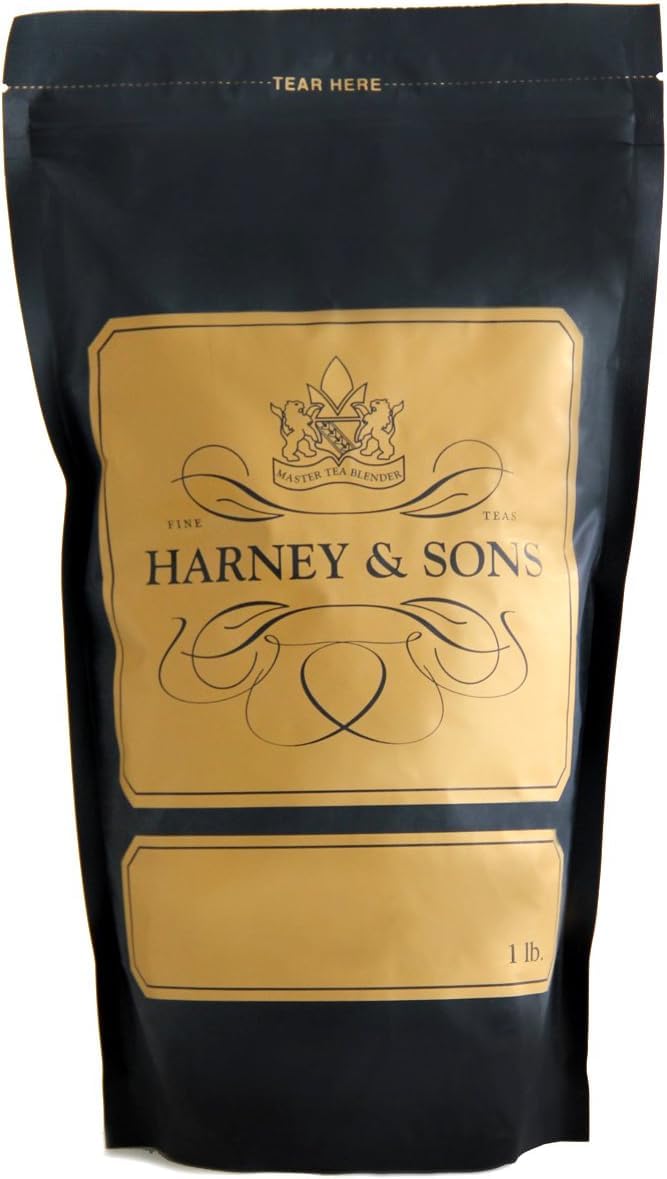 Harney & Sons Earl Grey Supreme Tea Sachets, 50 Count | Black tea with silver tips and natural bergamot oil. Contains caffeine.
