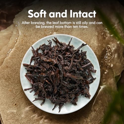 YUANSHENG Pu erh Tea Organic Loose Leaf, Chinese Yunnan Aged Fermented tea, Rich Antioxidants, USDA Organic Ripe Puerh tea, Deep Earthy Flavor, Digestive Health & Wellness tea, 4.23 Oz