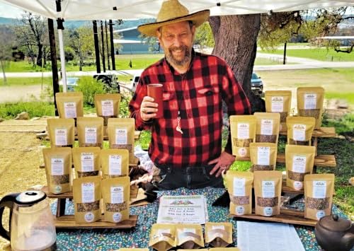 IMMUNE BOOSTING TEA wtih Chaga Mushrooms, Echinacea, Elderberries & Hibiscus - an Organic blend by Master herbalist Khabir - 100% organic, non-GMO, no addatives