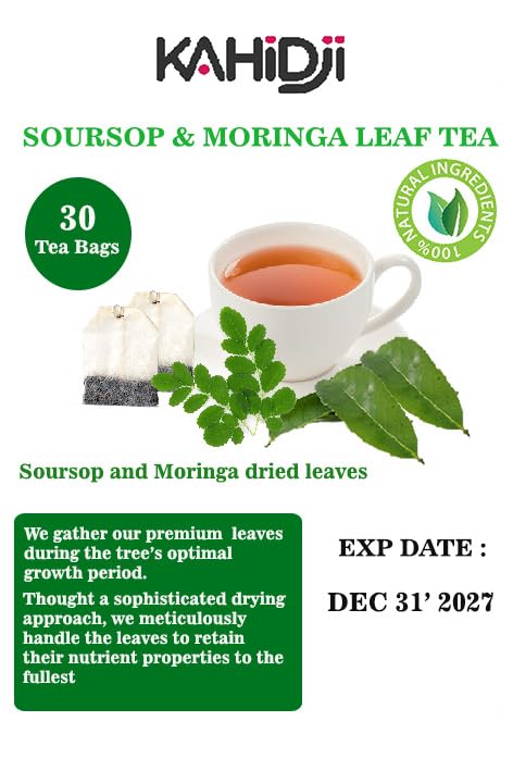 SOURSOP & MORINGA LEAF TEA - 30 teabags