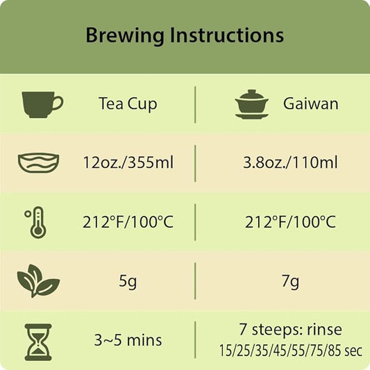 WHF Milk Oolong Tea, Premium Taiwan Ali Mountain Jin Xuan Hand-picked Loose Leaf, Medium Caffeine, 16 Ounce