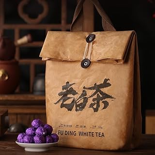 Chinese Kung Fu Tea - 2013 Aged Shoumei Dragon Pearl White Tea, Fuding Fujian, Jujube Aroma, 10-Year-Aged, High-Mountain, 250g or 500g Bag (500g)