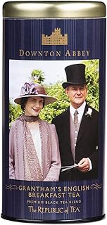 The Republic of Tea: Downton Grantham English Breakfast Black Tea, 36 Tea Bags Tin