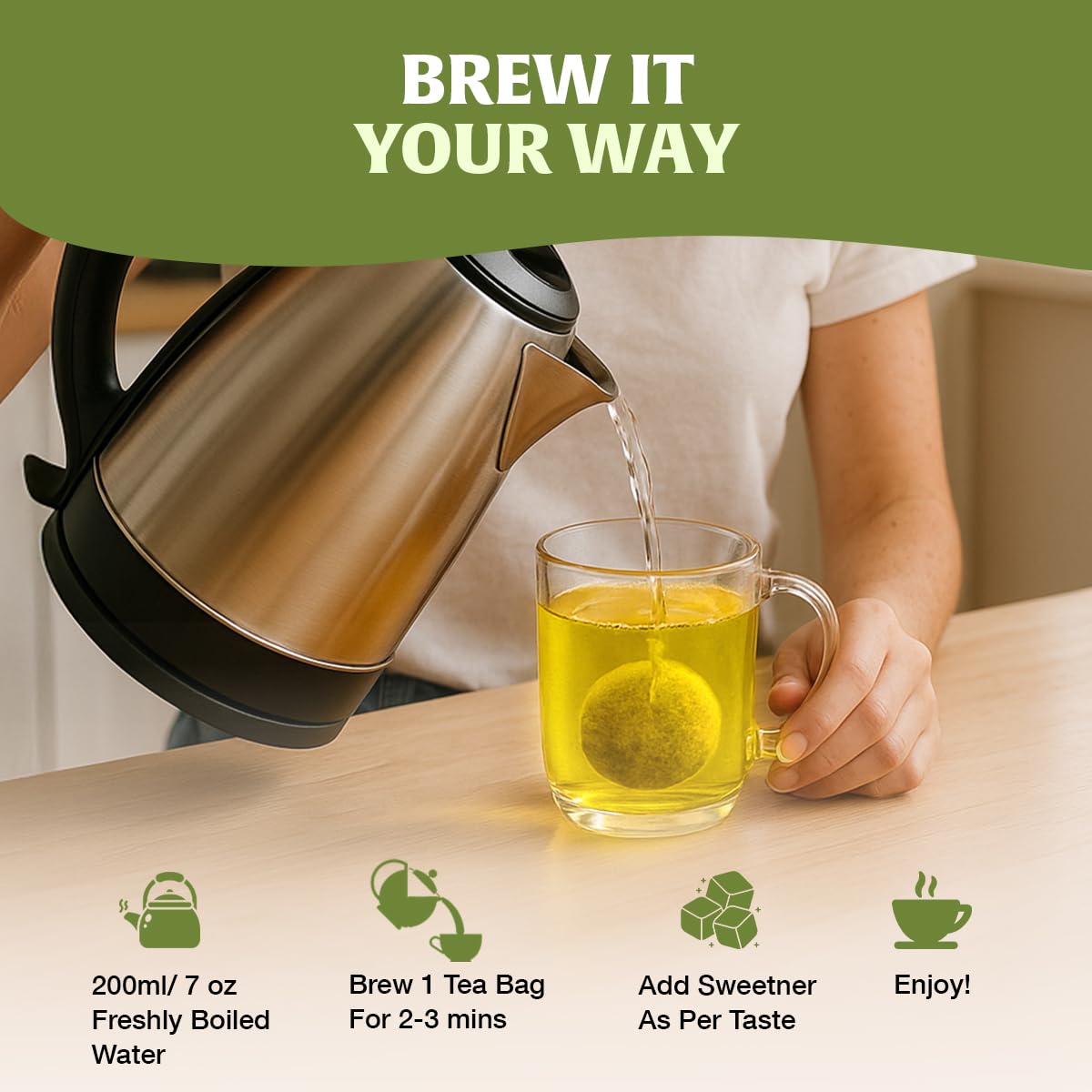 HANDPICK Lemongrass Teabags (100 Count) Made with Quality Lemongrass Stalks