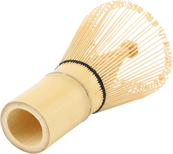 Tea Whisk, 2.5x10.5cm/0.98x4.13in Long Handle Matcha Stirrer Wisk Mixer Brush Handcrafted Traditional Japanese Chasen Tool for Matcha Tea Preparation