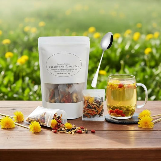Organic Dandelion Root & Milk Thistle Tea with Burdock and Artichoke | Herbal Wellness Blend for Gentle Refresh | Caffeine-Free (1)