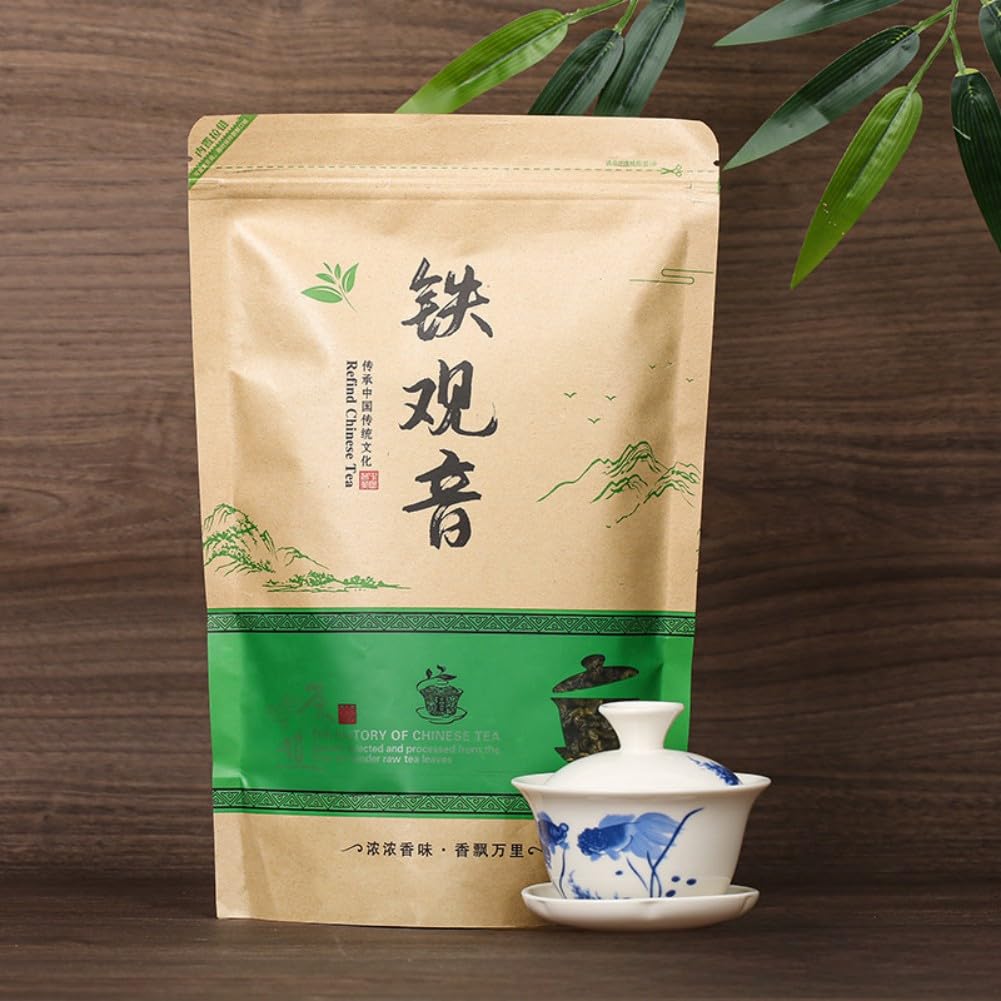 正宗安溪铁观音 Chinese Tieguanyin Oolong Tea 茶叶2025年新茶 厂 Natural Loose Leaf Tea,Chinese Tea, Sulfur Free 500g一斤两袋 Flower tea,dark tea,loose tea