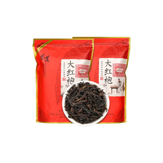 正宗大红袍 Dahongpao Oolong Tea 福建武夷山乌龙 Natural Loose Leaf Tea,Chinese Tea, Sulfur Free 【大红袍 Dahongpao Oolong Tea 】250g*1袋 Flower tea,dark tea,loose tea