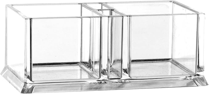 Small Tea Box for Coffee Sugar Bags Holder 5.8x3.2x2.36 inch,Transparent Coffee Sugar Bags Organizer for Home Containers