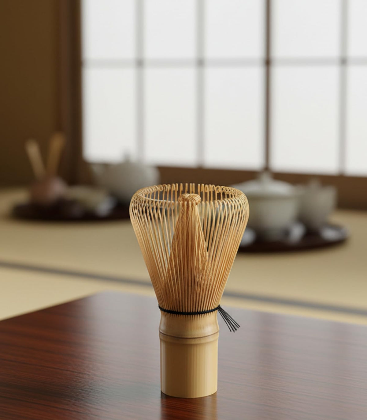 BASECENT Matcha Whisk 2-Pack - Handcrafted Bamboo Chasen Set, 100-Prong Traditional Japanese Stirrer for Authentic Matcha Tea