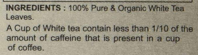 Pride of India | Jasmine Rose Royal White Tea | 15 Pyramid Full Leaf Individually Wrapped Tea Bags | Smooth & Sweet Flavor | Soothing & Calming Experience | Less Caffeine, Non-Bioengineered