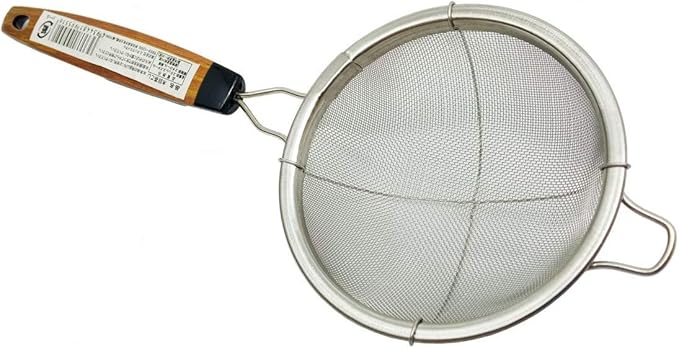 JapanBargain 2459, Fine Mesh Tea Strainer with Handle Stainless Steel Small Sifter For Drinks, Cocktails, Coffee and Matcha, 2-Pack