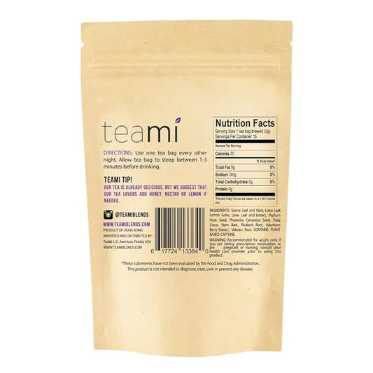 Teami® Herbal Tea, All Natural tea for Men & Women, 30 Day Supply, 15 Tea Bags (Lemon)