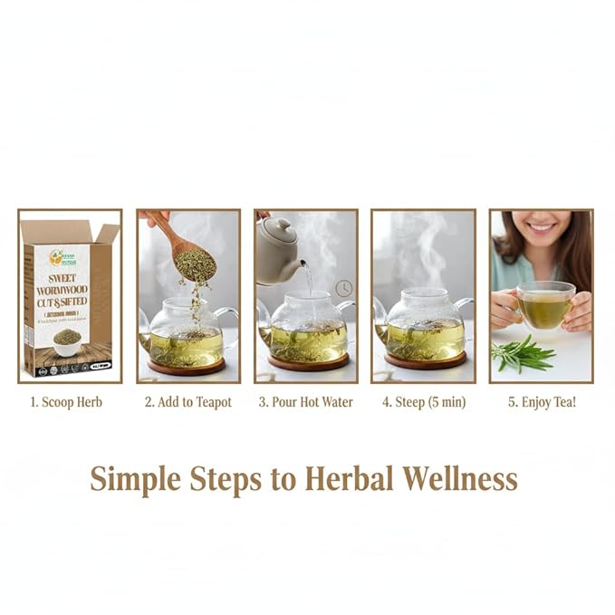 Herbs Botanica Sweet Wormwood Herb Tea Loose Leaf Artemisia Annua/Qinghao Sweet Annie Wormwood Loose Leaves Herbs Non GMO Dried 100% Guaranteed