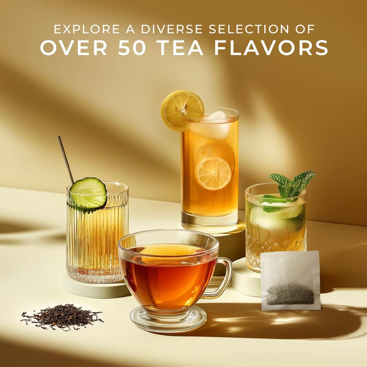 Her Wellness Tea Bags Gift Set (20 Count) - 7 Flavors Assorted Variety Pack | Caffeinated & Caffeine Free Holiday Tea Sampler Gifts Box - Easy Brew, Natural Ingredients, Non-GMO, Enjoy Hot or Iced
