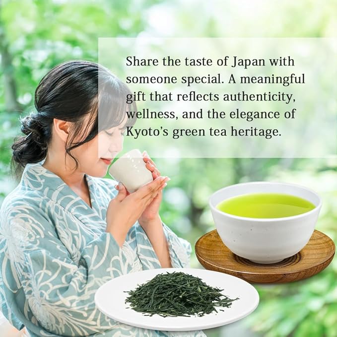 Premium Uji Sencha Green Tea – Authentic Japanese Loose Leaf Tea from Kyoto, 1.41 oz (40g) Tin – Freshly Harvested, Aromatic & Smooth Japanese food