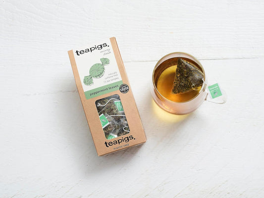 teapigs, Peppermint Leaves Tea, Made with Whole Leaves, Whole Leaf Tea Temples, 90 Count, Cool, Crisp & Refreshing