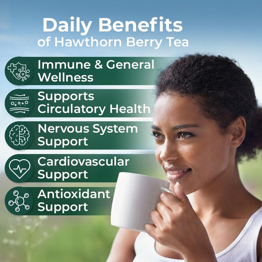 16 oz. Hawthorn Berry Herb Tea Espino blanco (Crataegus L.) - 453g Hawthorn Berry Tea