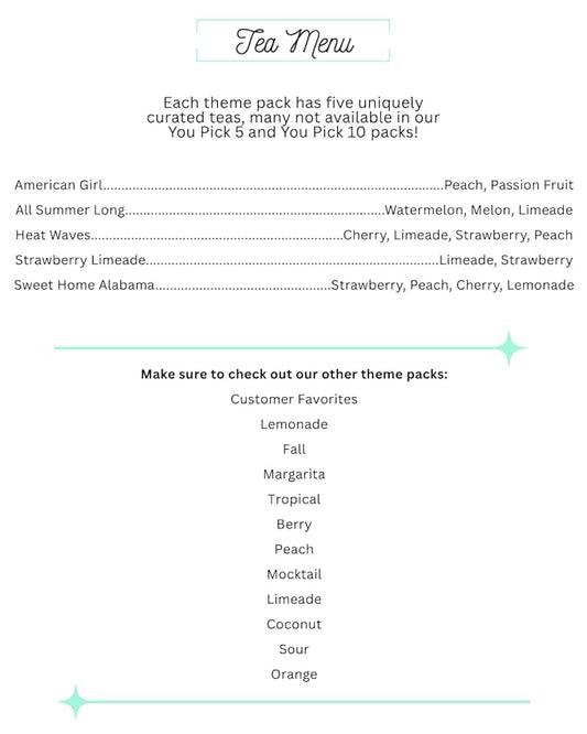 Loaded Tea Summer Theme 5-Pack