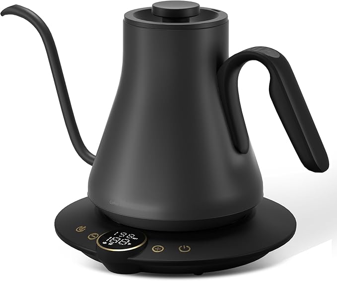 Cocinare FLOW B9 Gooseneck Electric Kettle, Precise Temperature Control for Pour-Over Coffee & Tea B