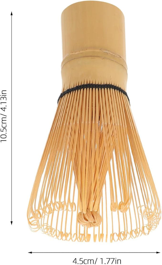 Doitool Matcha Whisk: 100-Prong Matcha Bamboo Whisk - Handcrafted Traditional Japanese Chasen - Stirrer Wisk Mixer Brush For Tea Preparation