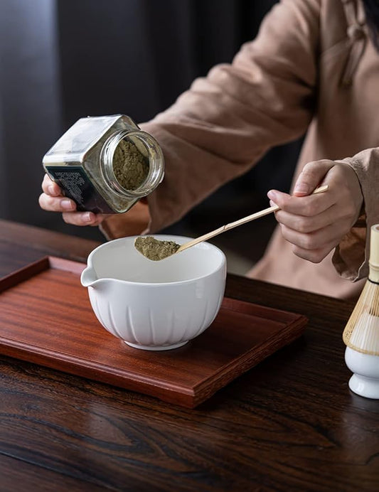 Tang PIN Matcha Set - Match Bowl and Whisk,15 OZ, Matcha Scoop, Matcha Whisk Stand (Chasen Holder)