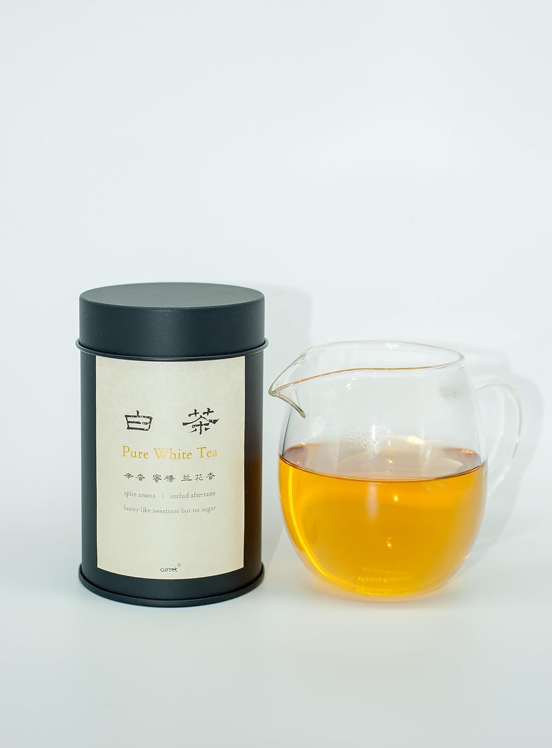 Curret White Tea Blend – Fujian & Yunnan White Tea, Honey Sweet, 15 Count