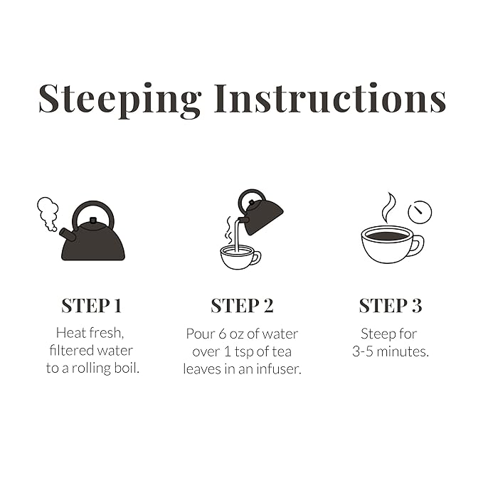 The Republic of Tea Vanilla Almond Full-Leaf Loose Black Tea 3.5 Oz Tin | Steeps 50 Cups | Caffeinated