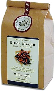 The Tao of Tea Black Mango, Loose Leaf Blended Black Tea, 8 Ounce Bag