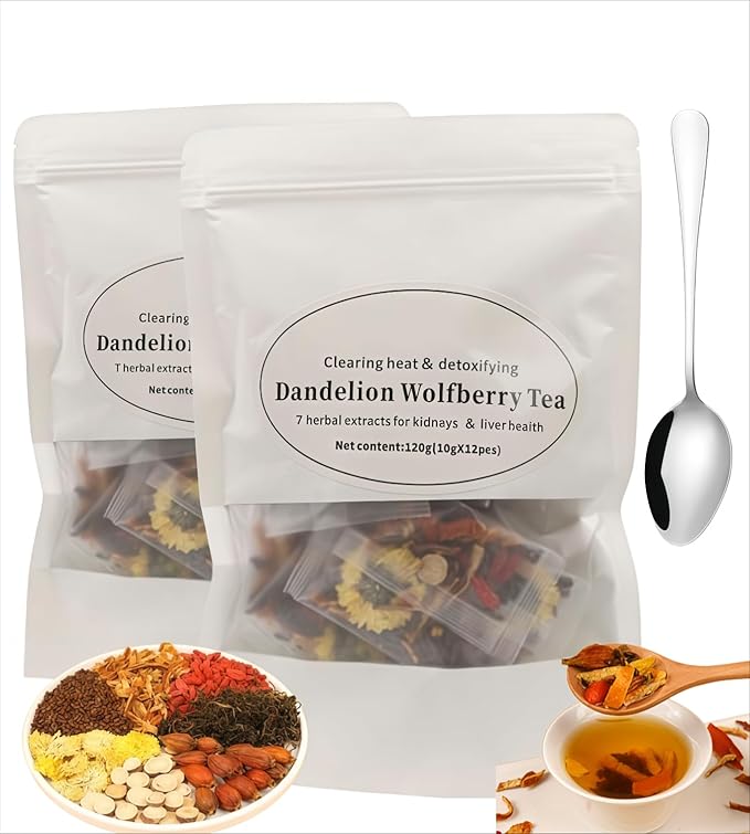 Organic Dandelion Root & Milk Thistle Tea with Burdock and Artichoke | Herbal Wellness Blend for Gen