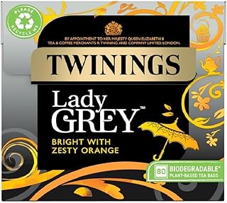 Twinings - Lady Grey Zesty, Orange & Bright - 80 Tea Bags
