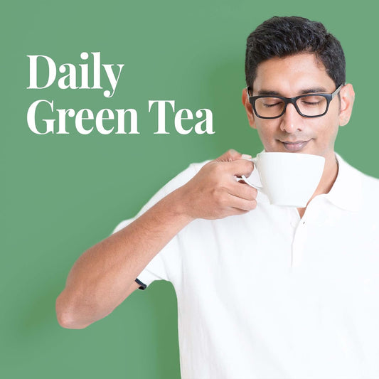 The Republic of Tea Daily Green The People's Green Tea, Low Caffeine, 50 Ct | A gentle cup for everyday sipping. Fresh with light vegetal notes. Gluten Free and Kosher.
