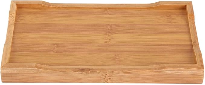 Simple Tea Tray, Reservoir Type Tea Tray Mini Bamboo Japanese/Chinese Gongfu Tea Table Serving, Serving Tray Box for Home Teahouse