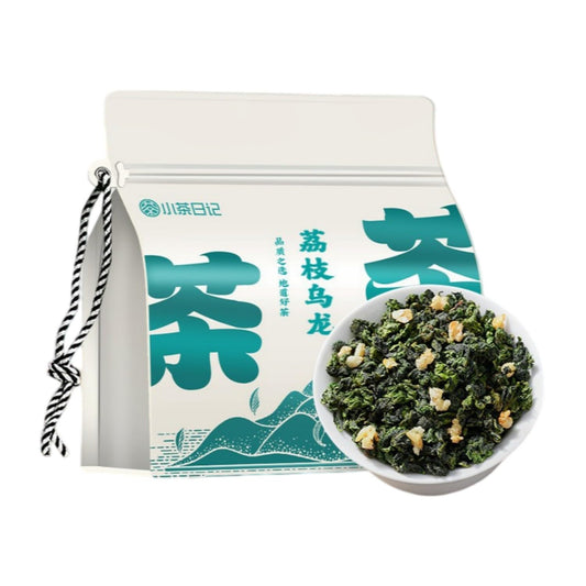 荔枝乌龙正宗安溪铁观音 Chinese Tieguanyin Oolong Tea 荔枝果肉干 Natural Loose Leaf Tea,Chinese Tea, Sulfur Free 【白色挂耳袋荔枝乌龙】1袋250g Flower tea,dark tea,loose tea